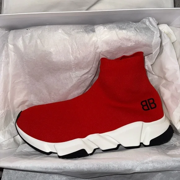 Balenciaga Men’s Speed Sock Sneaker - Picture 1 of 3